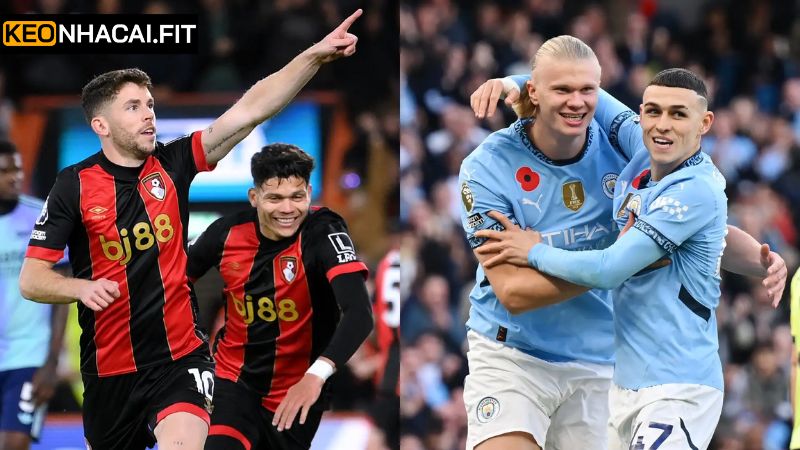 Dự đoán soi kèo AFC Bournemouth vs Manchester City